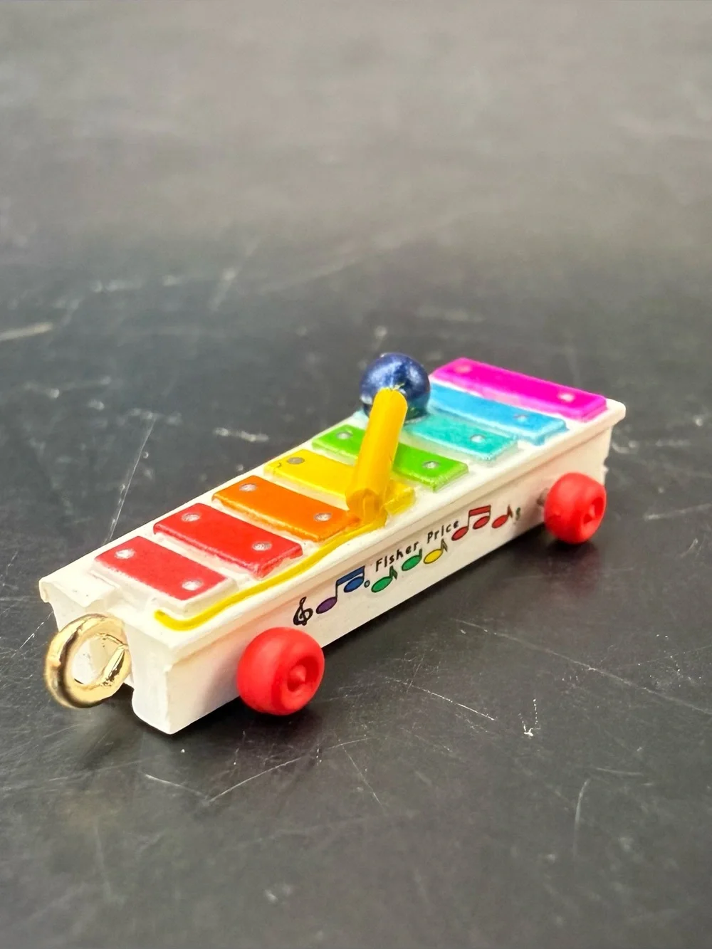 New Hallmark Keepsake 2022 Fisher-Price Xylophone Christmas Miniature Ornament